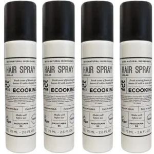 Ecooking Hair Spray 75 ml x 4 (BEMÆRK DATO)