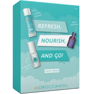Moroccanoil Refresh, Nourish & Go Kit – Light (Limited Edition)