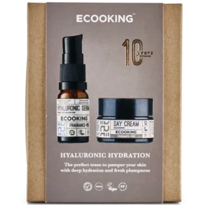 Ecooking Mini Day cream, Mini Hyaluronic Serum Gift Set